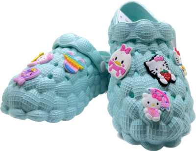 KIDS BUBBLE SLIPPER  GREEN