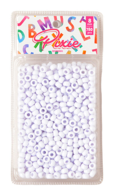 8MM WHITE 780PCS BEADS