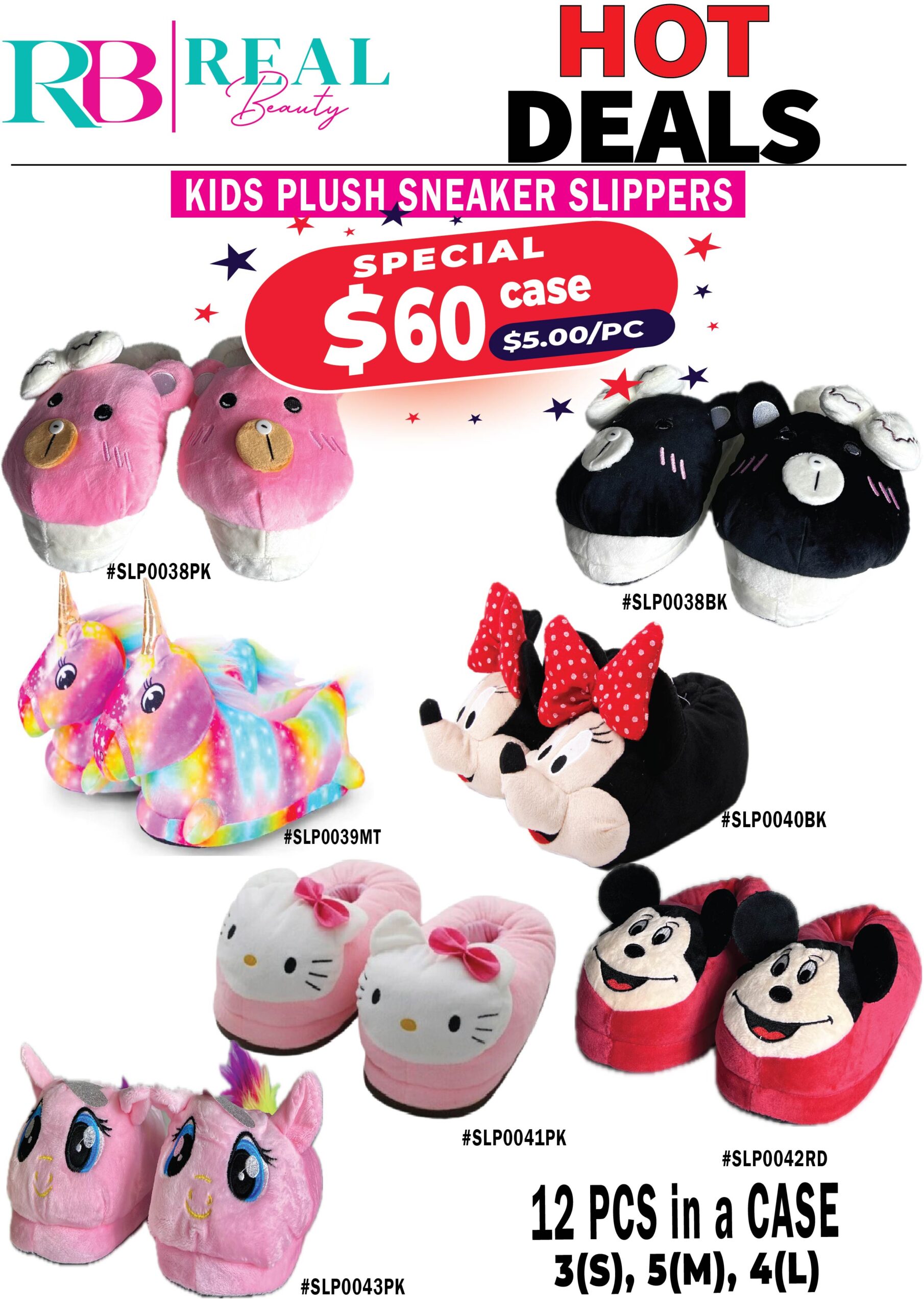 KIDS PLUSH SNEAKER SLIPPERS-02