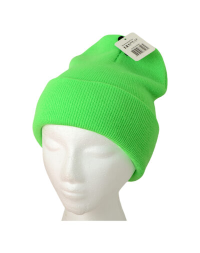 NEON GREEN SKULL CAP
