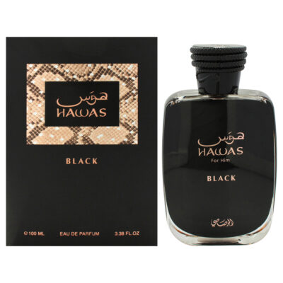 Hawas Black EDP Perfume By Rasasi 3.4oz / 100ml