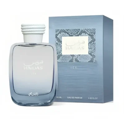 Hawas Ice EDP Perfume By Rasasi 3.4oz / 100ml