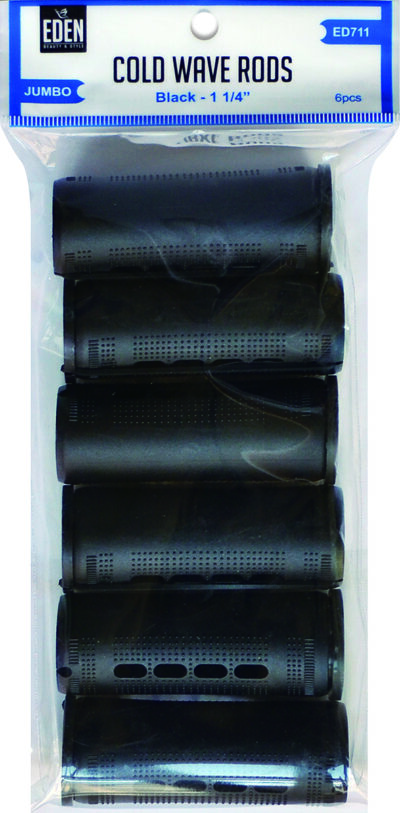 1 1/4" (X-JUMBO) COLD WAVE ROD *BLACK*