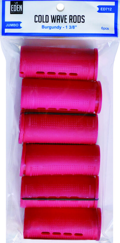 1 3/8" (X-JUMBO) COLD WAVE ROD *BURGUNDY*