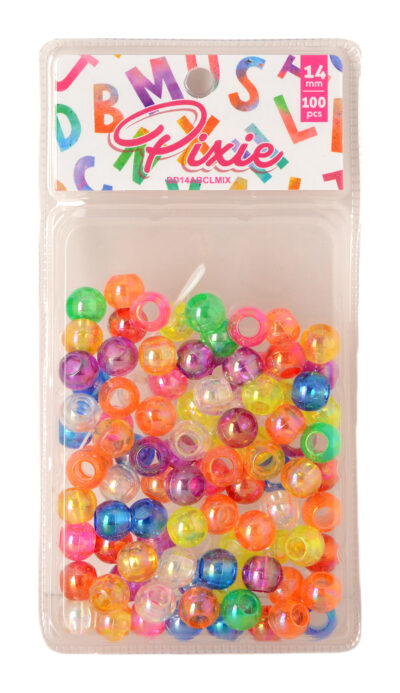 14MM AB CLEAR MIX100PCS BEADS