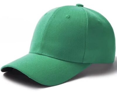VELCRO COTTON POLYESTER CAP GREEN