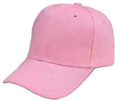 VELCRO COTTON POLYESTER CAP PINK