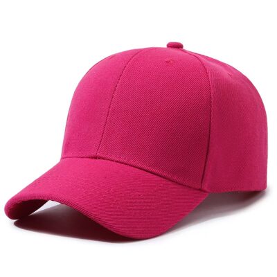 VELCRO COTTON POLYESTER CAP FUSHIA