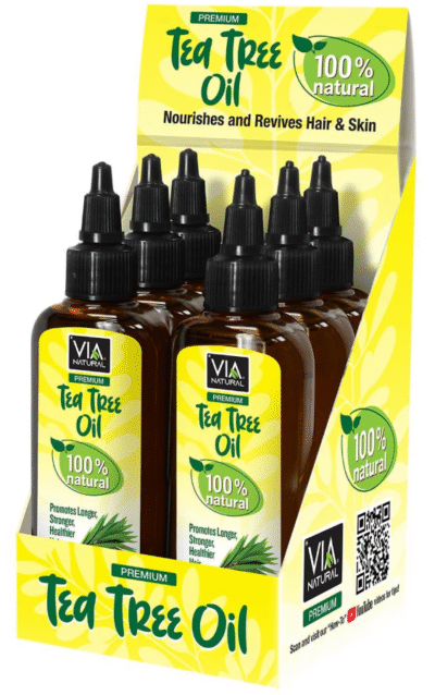 VIA PREMIUM TEA TREE OIL 3.5oz (6PCS/DISPLAY)