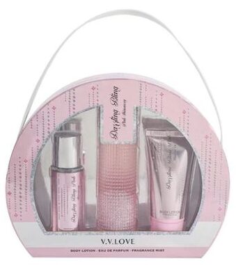 Women EDP 3pc Gift Set - Dazzling Bling Pink Shimmery
