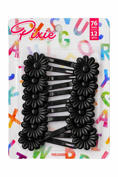 MEDIUM FLOWER BARRETTES