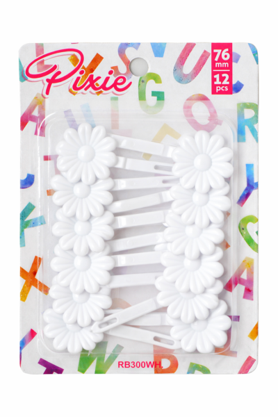 MEDIUM FLOWER BARRETTES