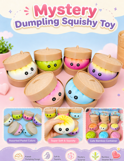 Mystery Dumpling Squishy Toy