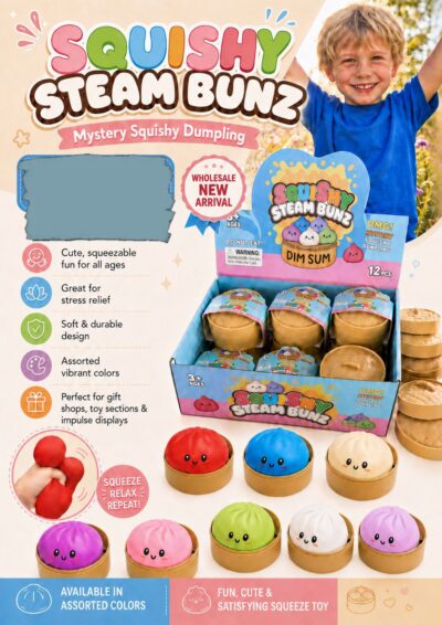 Mystery Squishy Dumpling STEAM BUNZ