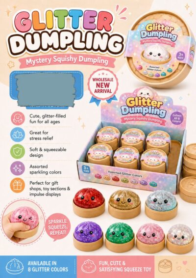 GLITTER Mystery Squishy Dumpling