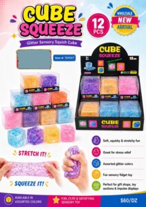 GLITTER CUBE SQUEEZE