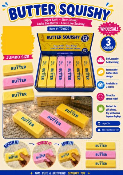 JUMBO SIZE BUTTER SQUISHY 3 COLORS